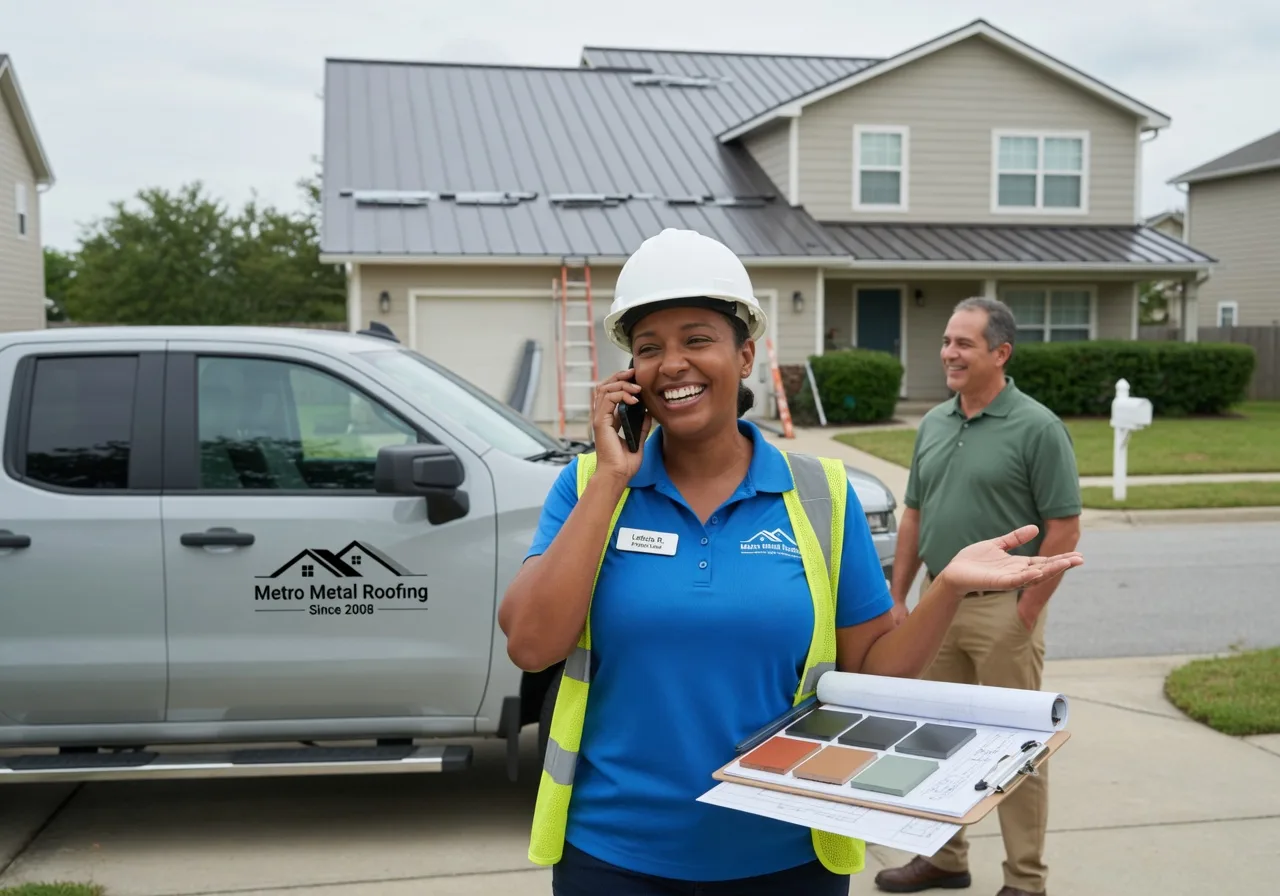 Storm Damage Metal Roof Repair in Rockford, TN